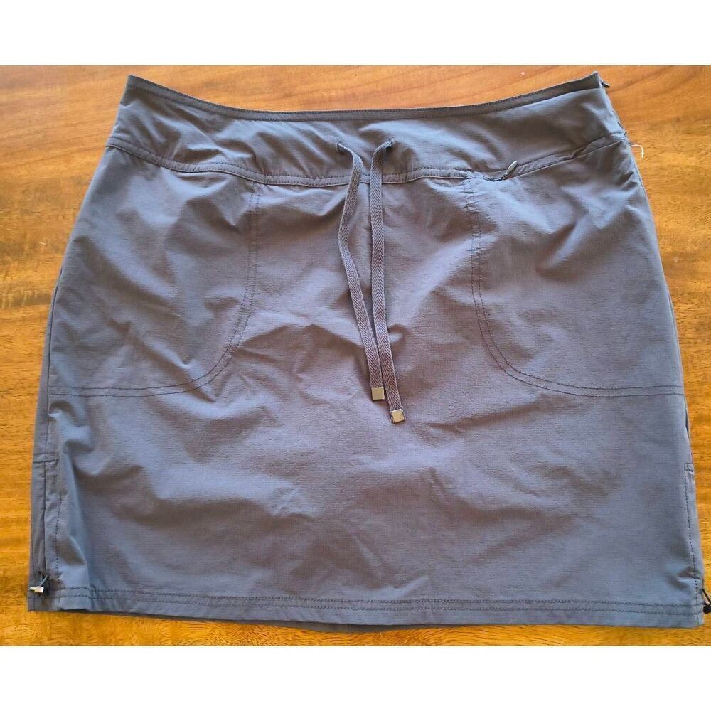 Green Tea Women's XXL Gray Nylon Stretch A-Line Activewear Skort Walking Pickleb